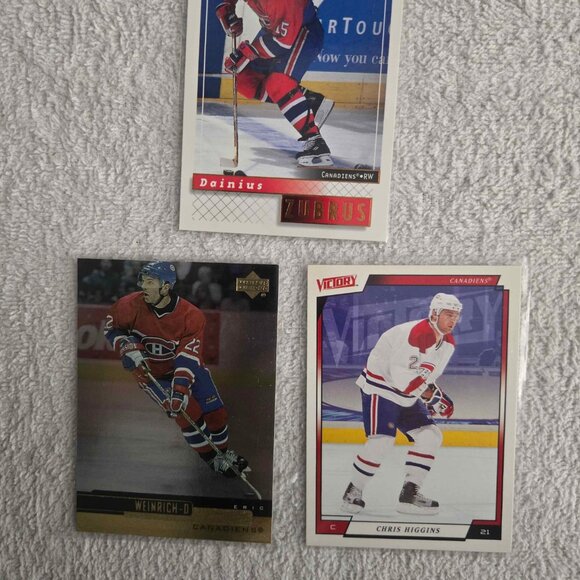 15-Card Hockey Lot - Mats Sundin Insert, Gilmour HOF & Canadiens Stars! (Sleeved - Picture 8 of 9